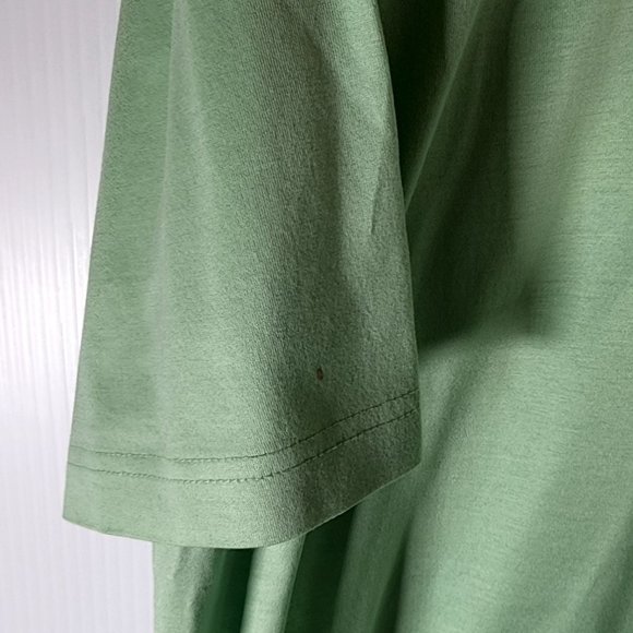 Peter Millar Double Mercerized‎ Cotton Men's Sz L Green Embroidered Polo Shirt. - Picture 6 of 6
